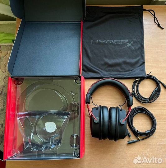 Гарнитура игровая HyperX Cloud Alpha,red