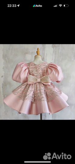 Шикарное платье на выпускной в садик для девочки