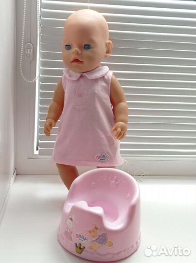 Кукла baby born с горшком