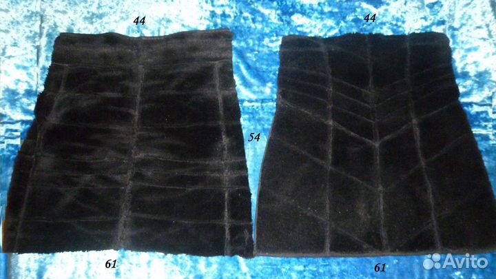 Меховые накидки на сиденья 2шт