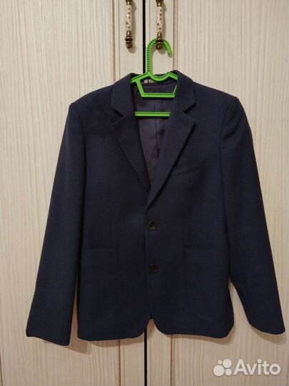 Пиджак школьный для мальчика 146