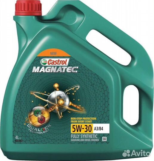 Моторное масло castrol magnatec 5W-30 A3/B4 4л