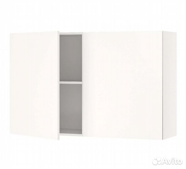 Кноксхульт белый 120х75 навесной шкаф IKEA
