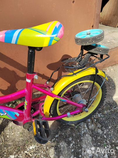 Детский велосипед 4х колесный
