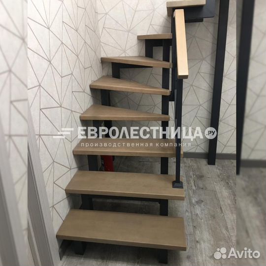 Лестница металлическая в дом