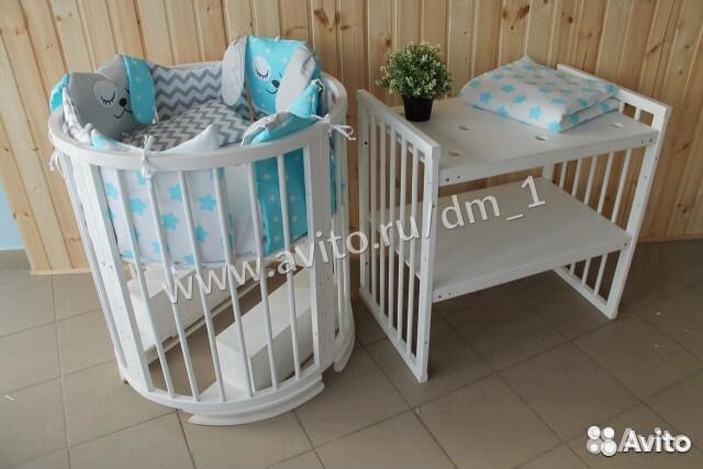 Детская кроватка трансформер 8 в 1