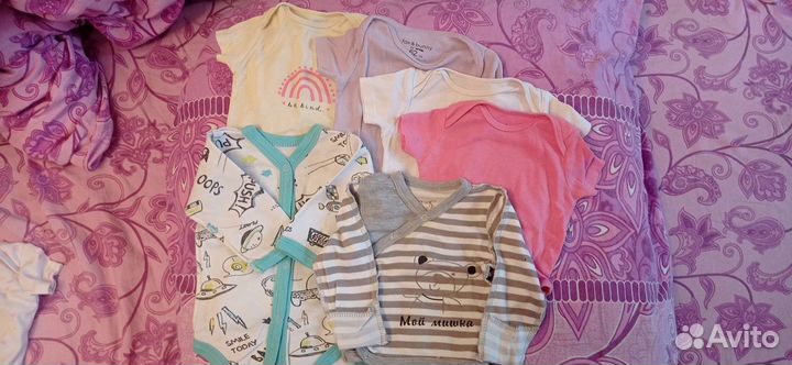 Детские вещи пакетом для девочек 0-3м