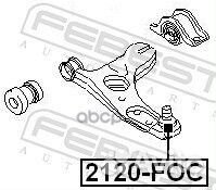 Опора шаровая ford focus 98-05