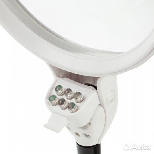 Лампа-лупа настольная