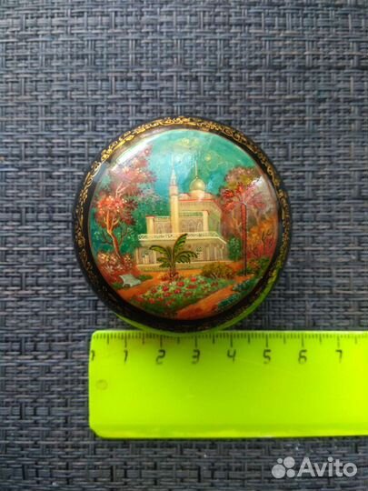 Шкатулка пудреница СССР Мстера