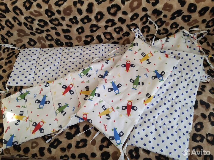 Бортики в кроватку новое