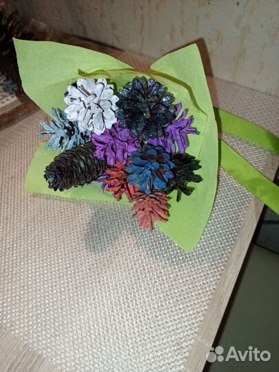 Букет из шишек на заказ