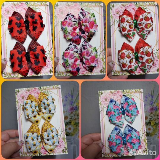 Банты на резиночках на каждый день