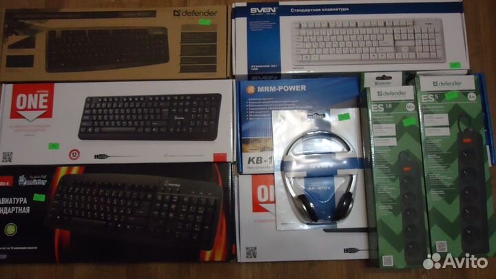 Клавиатуры и мыши usb новые