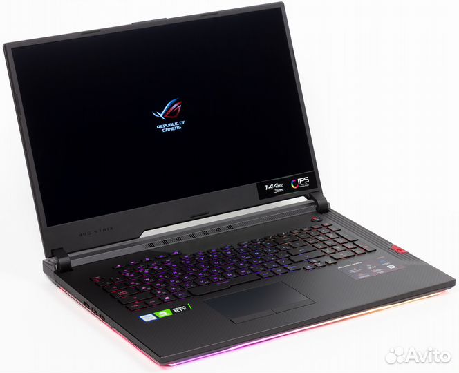 Asus 17.3/144 i7-9750 6яд12п RTX2070/8 16Гб SSD512