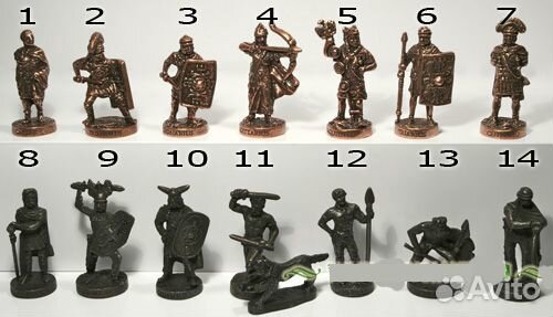 Солдатики металл. Ландрин, киндер-сюрприз