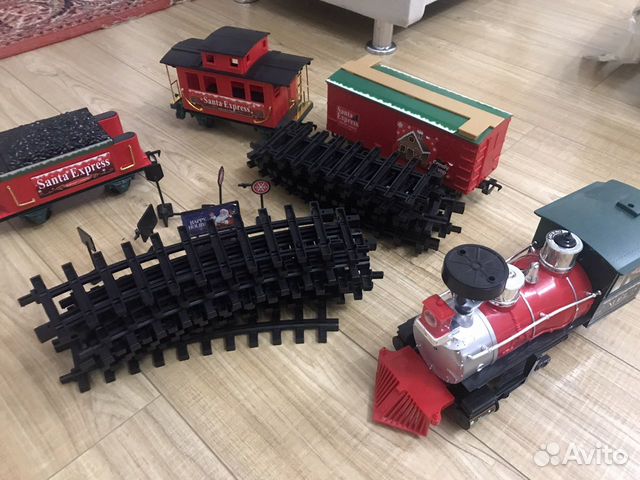 Железная дорога “C Новым Годом» с эффектом дыма