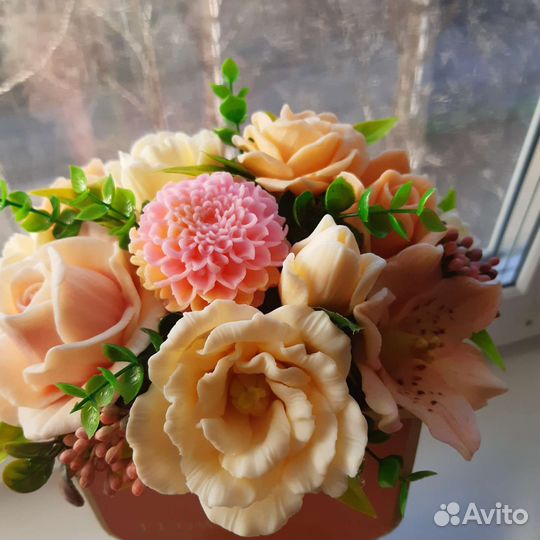 Мыло ручной работы букеты