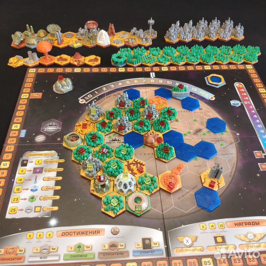 Полный набор тайлов Покорение Марса (100 штук)