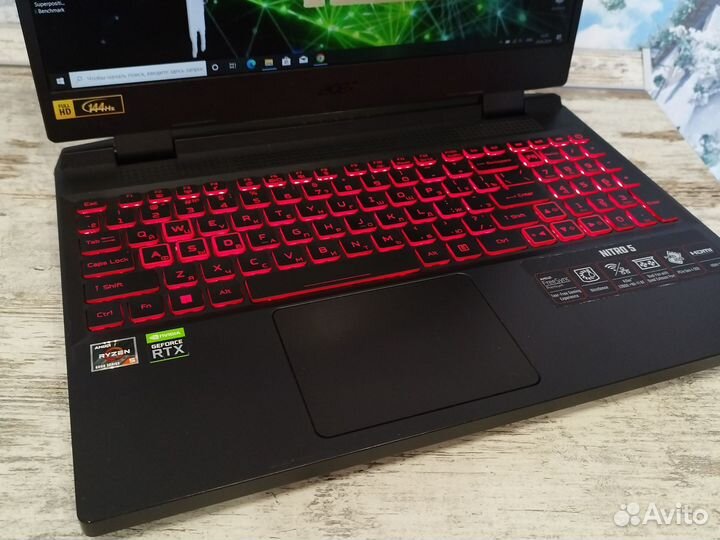Игровой Боец Acer (144Hz/RTX3050/R5-6600/DDR5-16GB