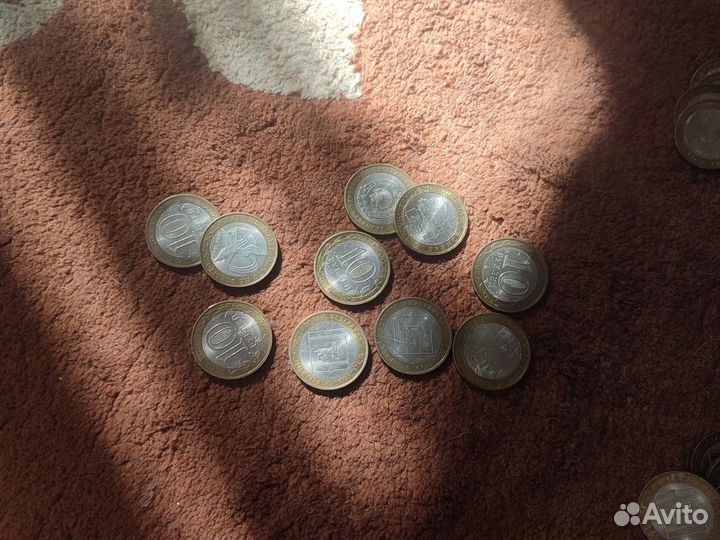 Монеты юбилейные 10рублей