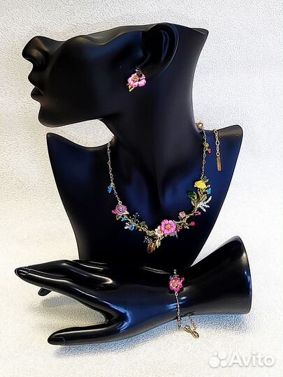Колье серьги браслет украшения Les Nereides