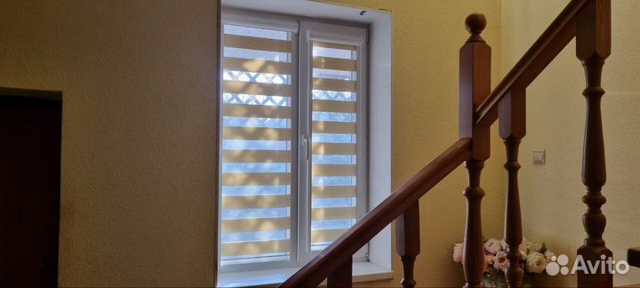 Рулонные шторы день ночь на заказ