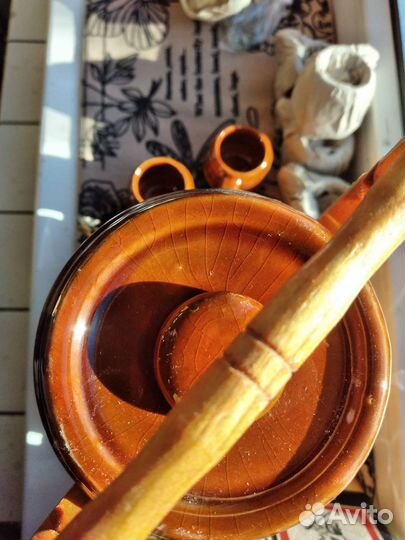 Винтажный сувенир, для коньяка, керамика,боченок