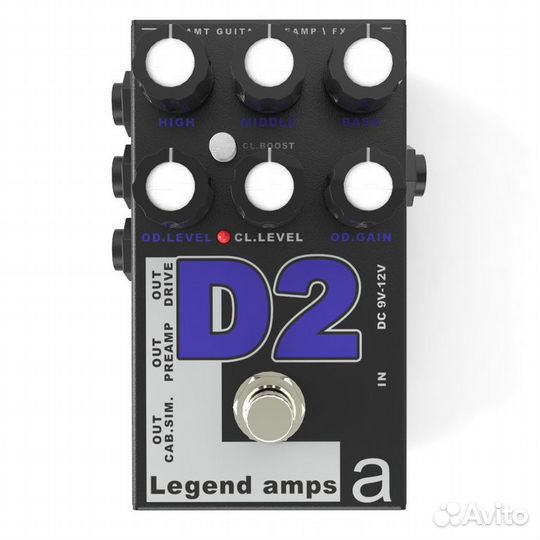 D-2 Legend Amps 2 Двухканальный предусилитель AMT