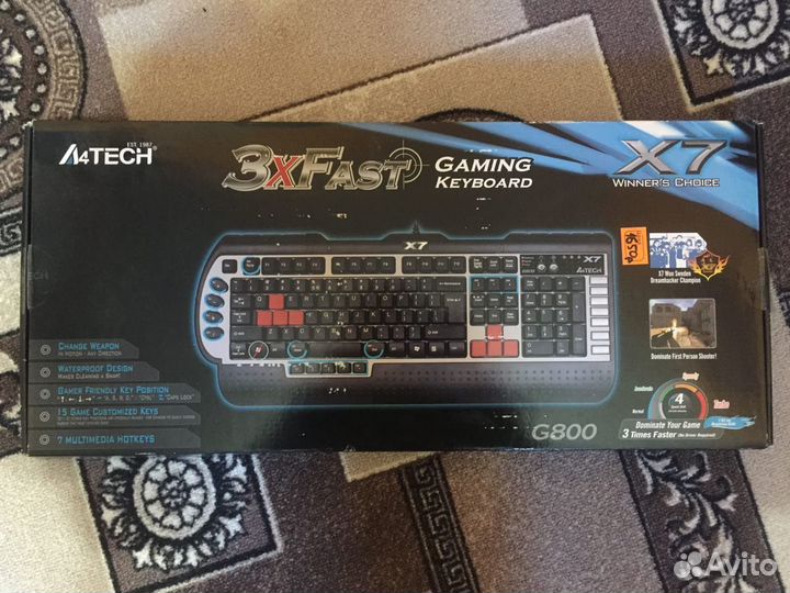 Клавиатура A4Tech x7 g800