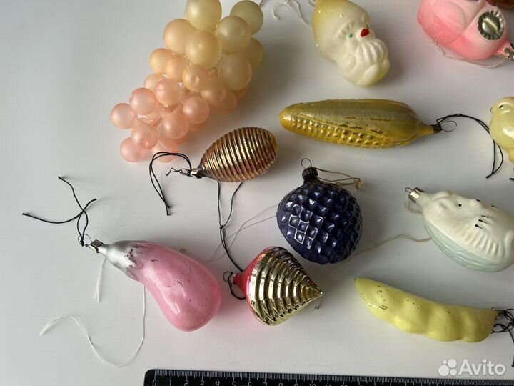 Елочные игрушки СССР Оригинал. Есть интересные 20в