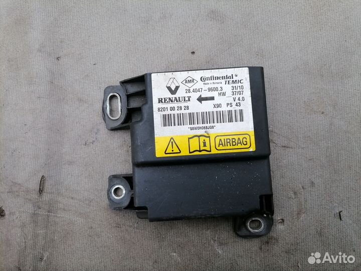 Блок управления AIR BAG Renault Logan 2005-2014