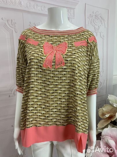 Vdp топ блузка шелк оригинал новая