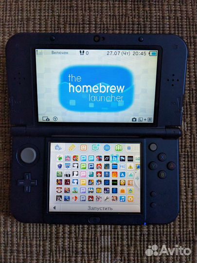 New Nintendo 3DS XL LL прошитая IPS 64gb