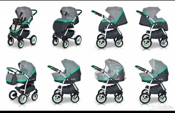 Коляска Optima verdi 2 в 1