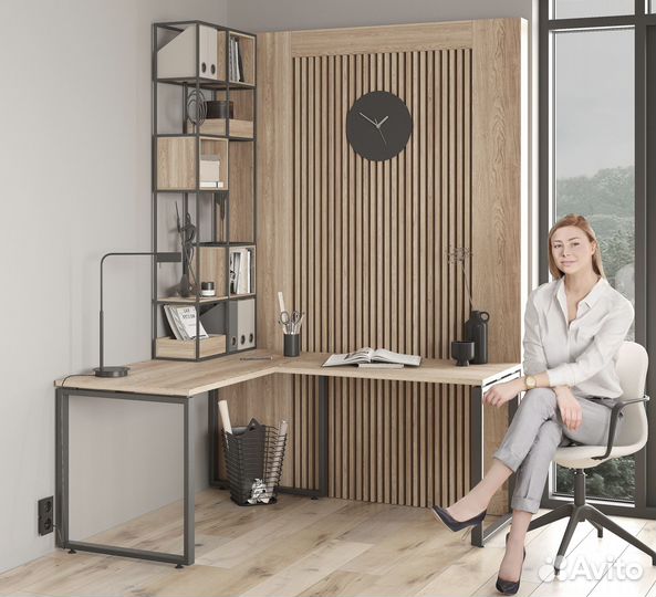 Брифинг приставка к угловом столу приставная