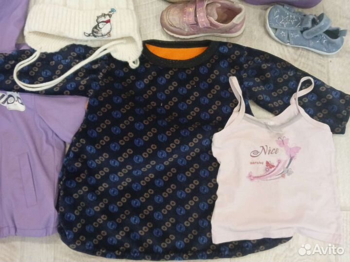 Одежда и обувь на девочку пакетом