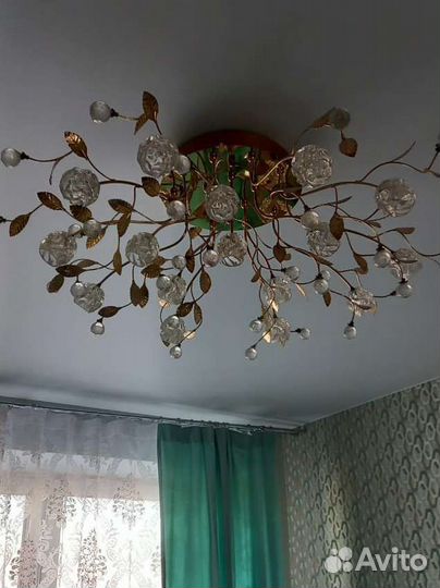 Люстра потолочная бу