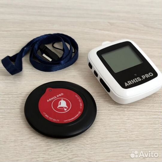 Кнопка вызова персонала Слим и пейджер Поясной