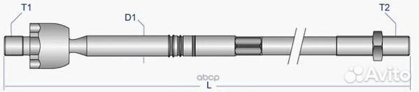 Тяга рулевая перед прав/лев opax1230 Moog