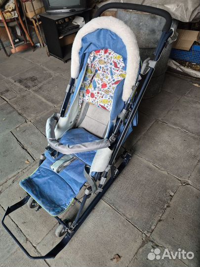 Коляска санки Ника 7-7