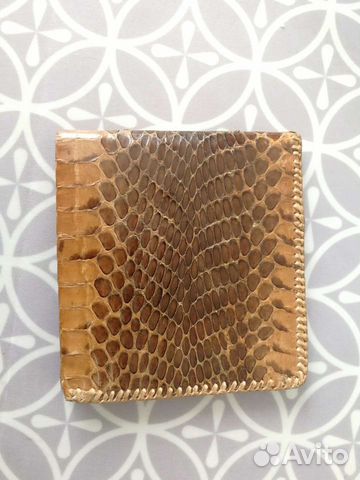 Портмоне мужской натуральная змеинная кожа(Африка)