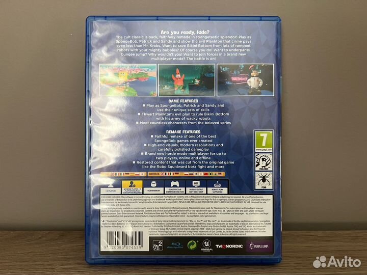Spongebob Battle for Bikini Bottom PS4