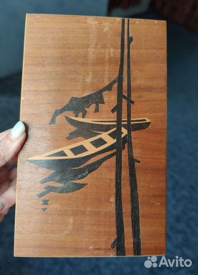 Панно СССР интарсия