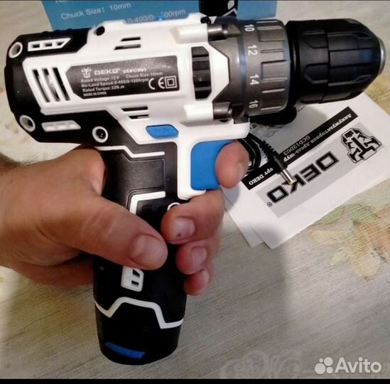 Аккумуляторная дрель шуруповерт