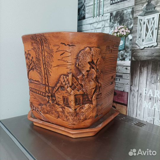 Горшок керамический