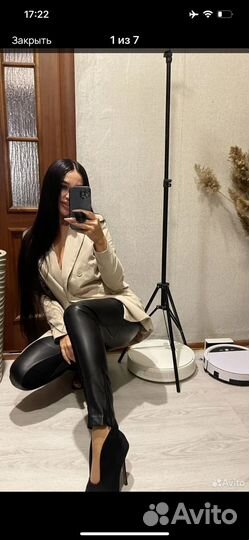 Брюки кож.зам befree