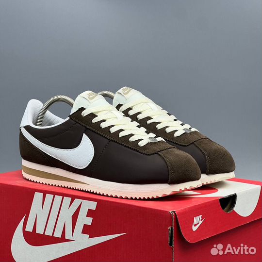 Кроссовки nike cortez brown