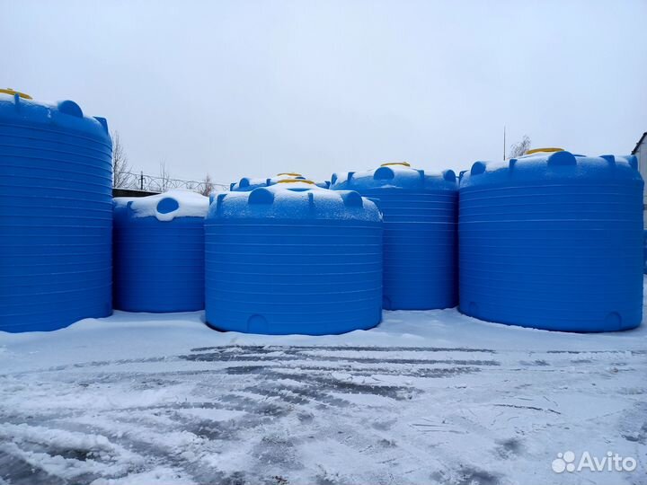 Емкости 15000 л пластиковые вода, дт