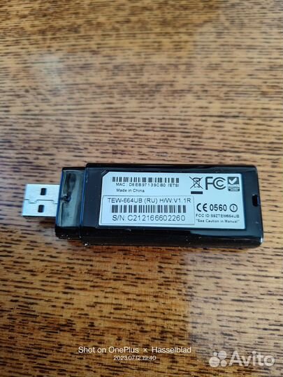 Usb wifi адаптер Trendnet TEW-664UB